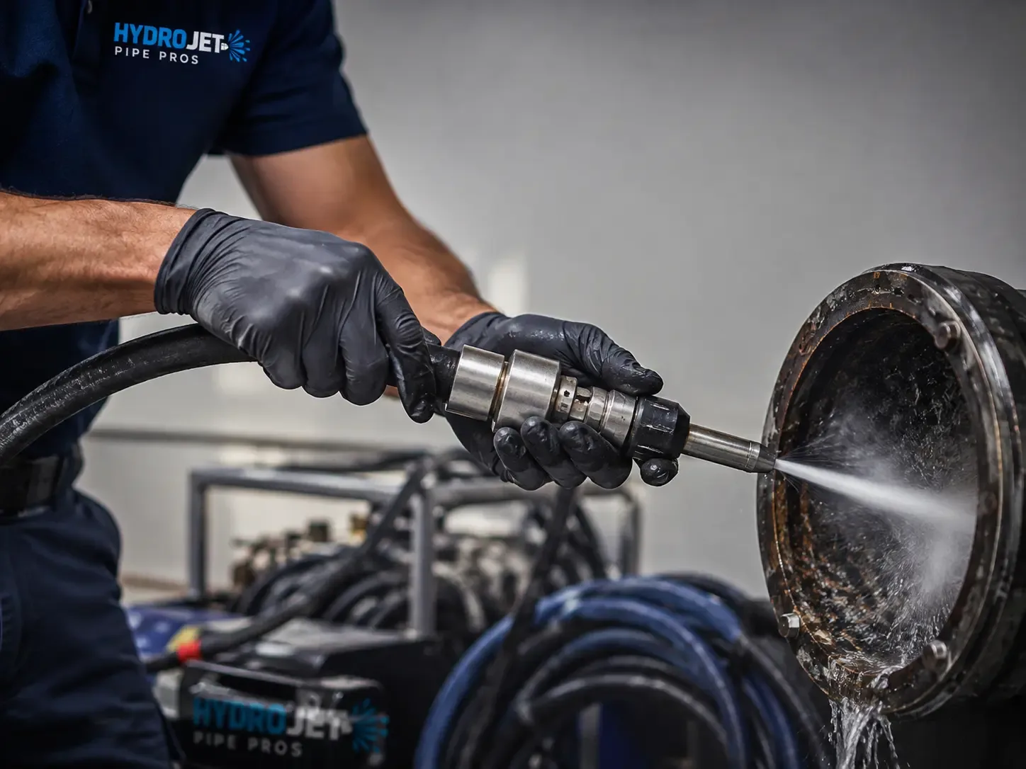 Hydro Jet Pipe Descaling in Central, IN